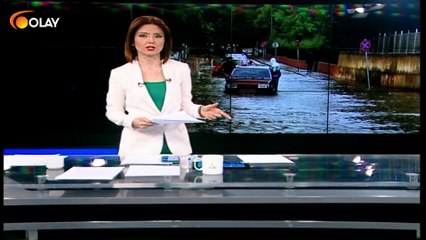 Bursa'da sağnak yağmur