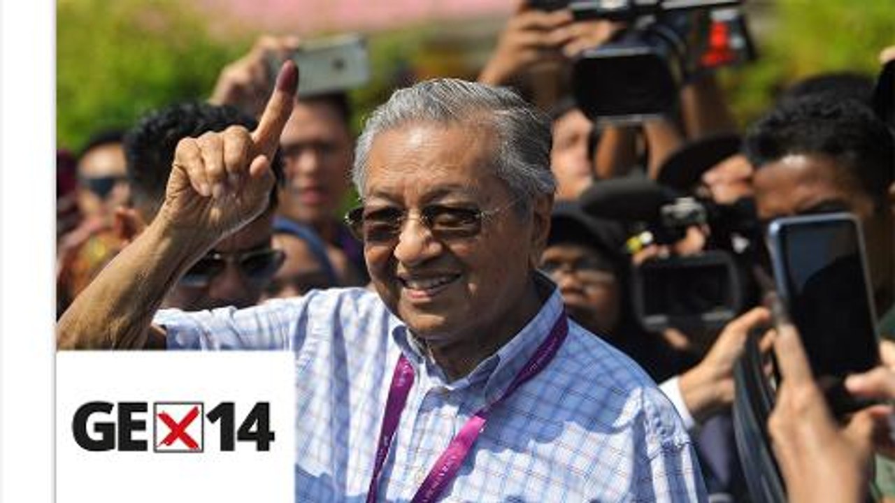 Tun M casts his vote