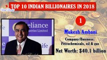 Top 10 Billionaires in India 2018 - Must watch || Richest People in India