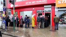 Ramazan öncesi ucuz et için kuyruk oluştu - ERZURUM