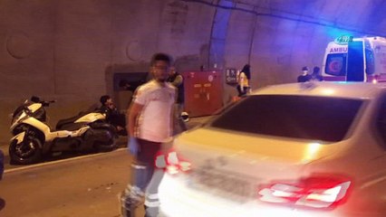 Dolmabahçe Tüneli'nde feci kaza