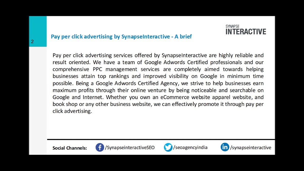 Pay per click advertising - Get more business in minimum efforts