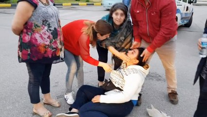 Engelli aracıyla kazaya maruz kalan kadın o anları İHA’ya anlattı