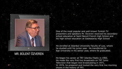 Mr. Bulent Ozveren, Turkish TV Presenter and speaker