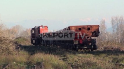 Report TV - Ishëm, treni i mallrave Vorë-Shkodër, del nga shinat
