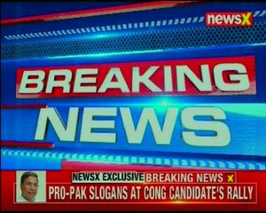 Pakistan zindabad slogans raised in Congress' roadshow