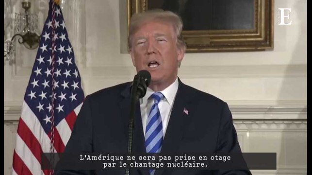 Nucléaire iranien : Donald Trump dénonce un accord horrible qui n’aurait jamais dû être conclu