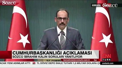 İbrahim Kalın'dan 'Tamam' açıklaması