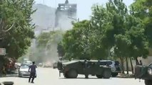 Three suicide bombers target Kabul police stations