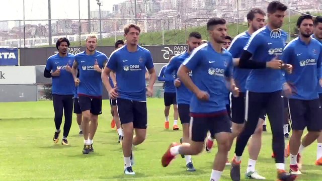 Trabzonspor, Bursaspor maçı hazırlıklarını sürdürdü - TRABZON