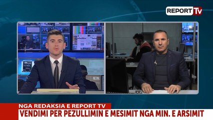 Report TV - Pezullohet mësimi nesër në shkolla në të gjithë vendin