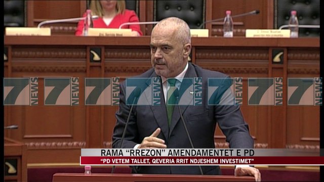 EDI RAMA RREZON AMENDAMENTET E PD PER BUXHETIN - News, Lajme - Kanali 7
