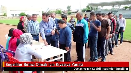 Engelliler Birinci Olmak İçin Kıyasıya Yarıştı