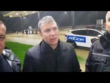Ministri Gjiknuri në autostradën Tiranë-Durrës