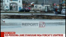 Situata kaotike në auotstradën Tiranë Durrës, pas përmbytjeve nga shiu, mengjesi i 1 Dhjetorit 2017