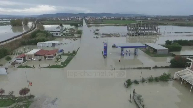 Novosela nën ujë e parë nga droni (Pa Koment) - Top Channel Albania - News - Lajme