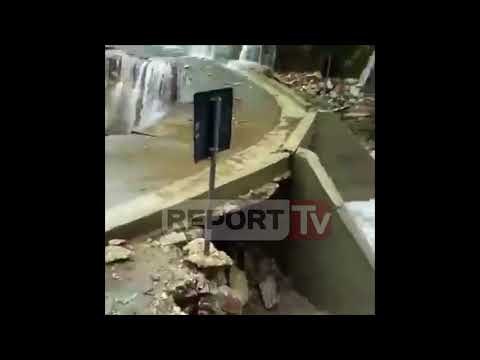 Report TV - Krujë-Qafë Shtamë, shembet ura; izolohen 5 fshatra