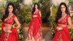 Sonam Kapoor Reception: Katrina Kaif SIZZLES in Red Hot Lehenga; Watch Video। FilmiBeat