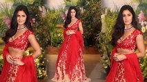 Sonam Kapoor के Reception पर Katrina Kaif पहुंची Red Lehenge में; Watch Video | Boldsky