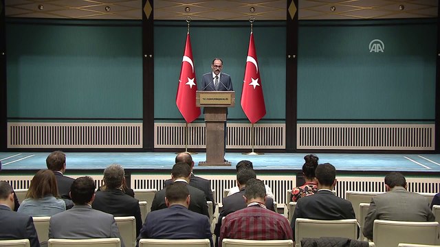 Kalın: 'Başlattığımız Zeytindalı Harekatı, Afrin bölgesinde güven ve istikrarı büyük ölçüde tamamlamış durumda' - ANKARA