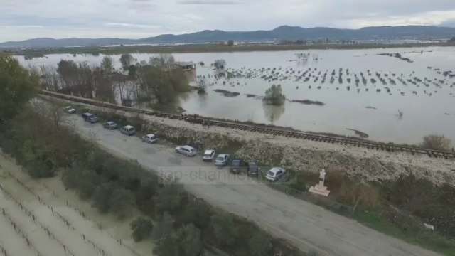 Novosela nën ujë e parë nga droni (Pa Koment ) - Top Channel Albania - News - Lajme