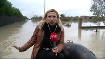 Ora News -  Fshati Fitore nën pushtetin e ujit, përmbytet nga Vjosa, 2 dhjetor 2017