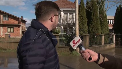 Reshjet e shiut, probleme të shumta në Strugë