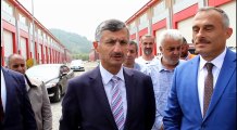 Vali Bektaş Pazar'da Sanayi Sitesini inceledi
