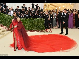 Met Gala 2018 Rihanna steals the show on Catholic-themed red carpet