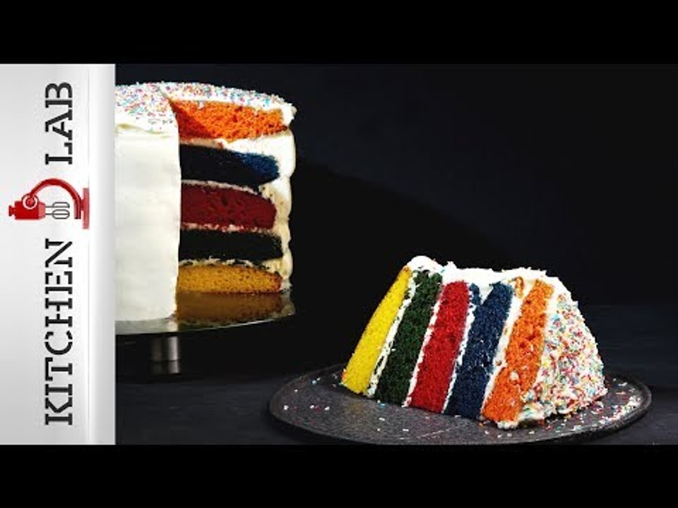 Τούρτα ουράνιο τόξο Επ.25 | Kitchen Lab TV