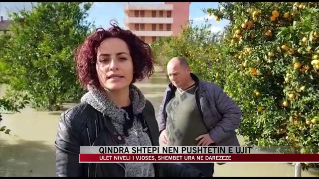 Situata në Vlorë e Fier: ulet niveli i Vjosës, shembet ura në Darëzezë - News, Lajme - Vizion Plus