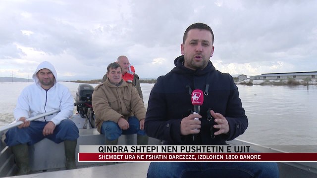 Situata në Vlorë e Fier: ulet niveli i Vjosës, shembet ura në Darëzezë - News, Lajme - Vizion Plus