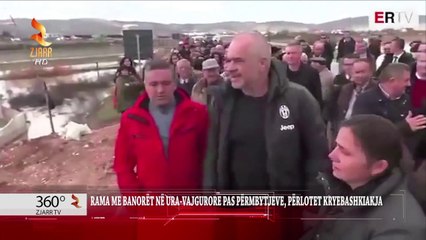 360° Gradë - RAMA ME BANORËT NË URA VAJGURORE PAS PËRMBYTJEVE, PËRLOTET KRYEBASHKIAKJA