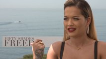 Rita Ora and Eric Johnson Talk 50 Shades Freed