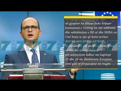 MINISTRI BUSHATI OPTIMIST - News, Lajme - Kanali 8