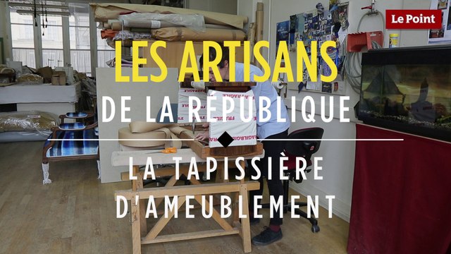 Les artisans du Mobilier national : la tapissière d'ameublement