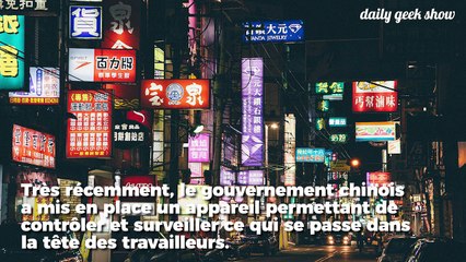 Cauchemar en Chine : ce casque permet à des entreprises de savoir ce que ressentent leurs employés