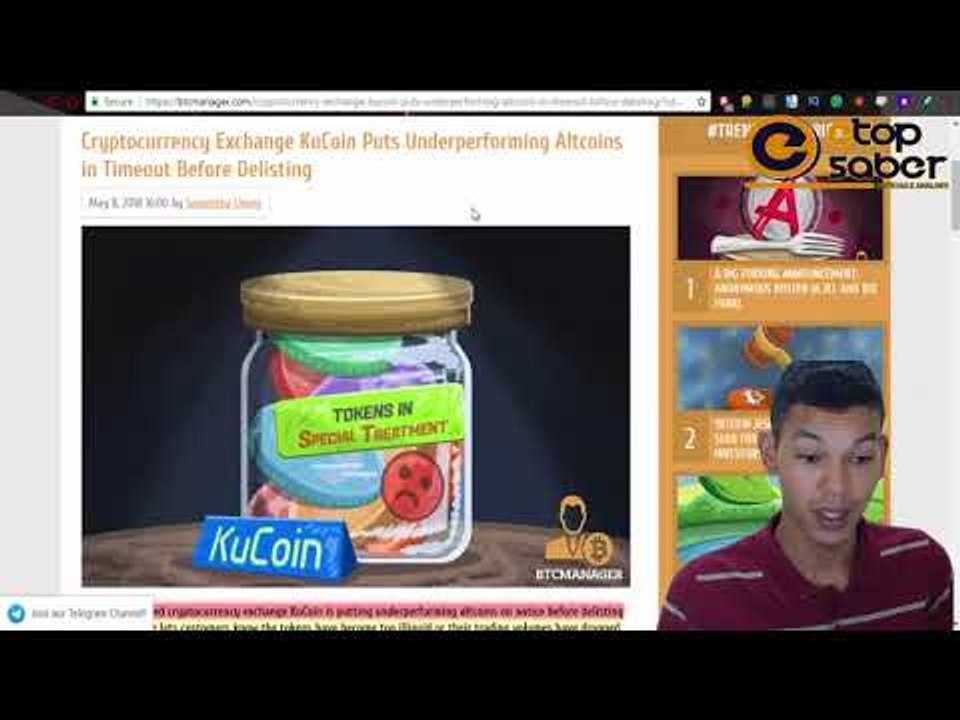 Notícias Análise 09/05:Transações em Criptomoedas Mastercard - Kucoin Delista Altcoins Pouco Volume