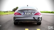 Mercedes CLA 45 AMG and A45 Armytrix Performance Exhaust Road Sounds Shmee150