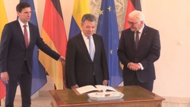 Steinmeier recibe a Santos en el primer día de su visita a Alemania