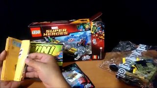 Super Heroes LEGO Marvel Capitan America Vs Hydra Set 76017 Canal Lego Review Marvel Comics