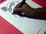 How to Draw LORD CHINNI KRISHNA DRAWING step by step for KIDS