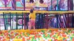 Entertainments for children trampolines, shooter games Games and Activities for Kids. Kids Play Area