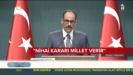 İbrahim Kalın'dan açıklama