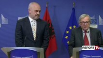 Report TV - Juncker: Muajt e ardhshëm vendimtare për hapjen e negociatave për në BE