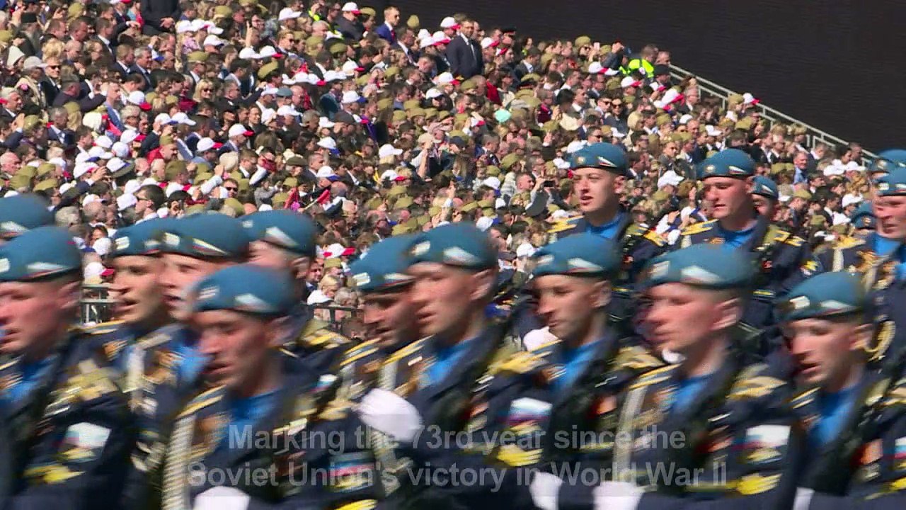 Russia shows off military hardware in Red Square parade