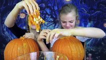 Pumpkin Carving Challenge ~ Halloween 2016 ~ Jacy and Kacy