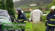 Un fallecido en accidente de tráfico en Logrezana, Carreño, Asturias