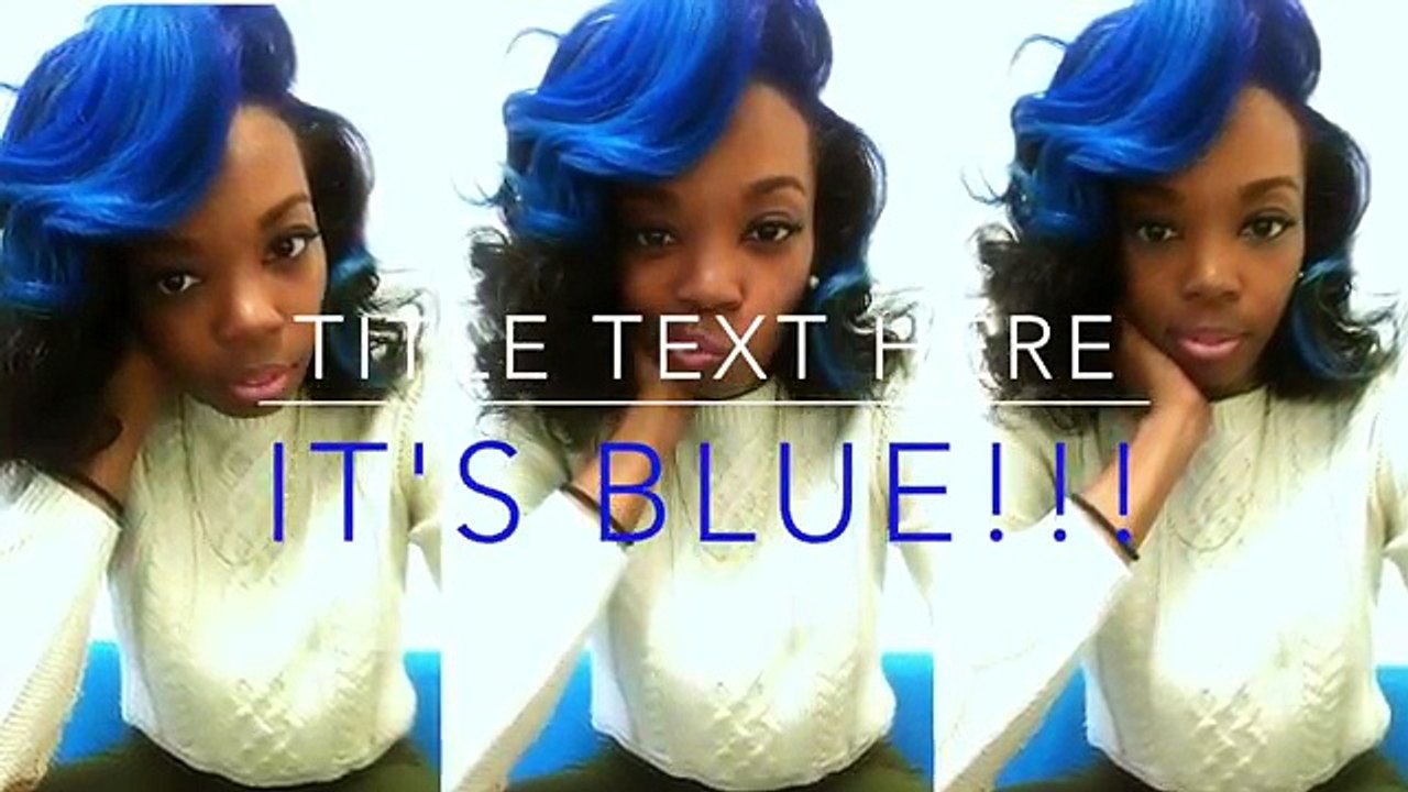 Natural Hair | Dying My Hair BLUE!!