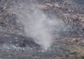 Texas Firefighters Battle Dust Devils at Wildfire